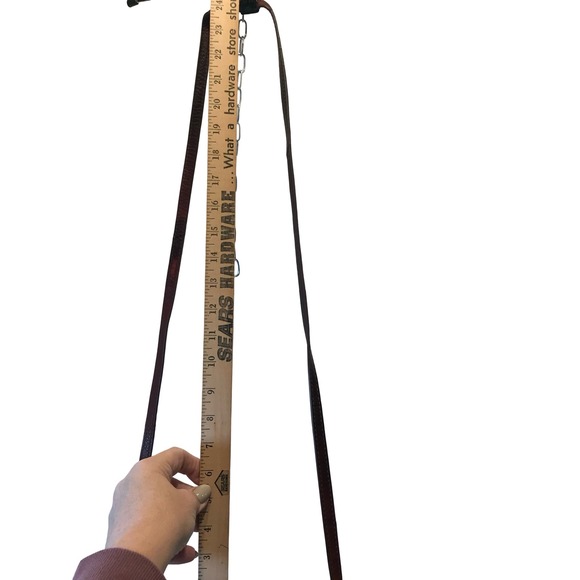 Margot Brown Leather Crossbody Bag Zipper Pocket Adjustable Strap - Picture 9 of 16